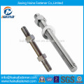 ASTM thread bar,thread rod with nut tainless steel B8m SS316 Stud bolt